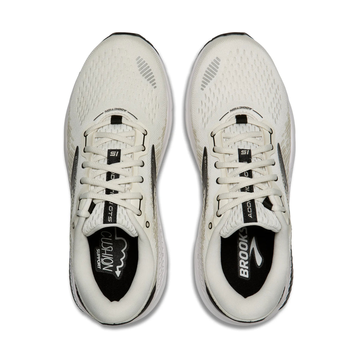 Brooks Men's Addiction GTS 15 (Extra Wide) - Vaporous Grey/Black/White