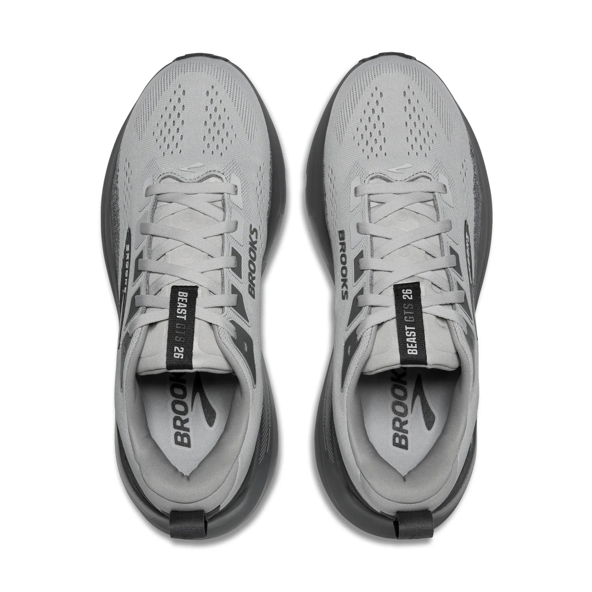 Brooks Men's Beast GTS 26 (Wide) - Gray/Gray/Blackened Pearl