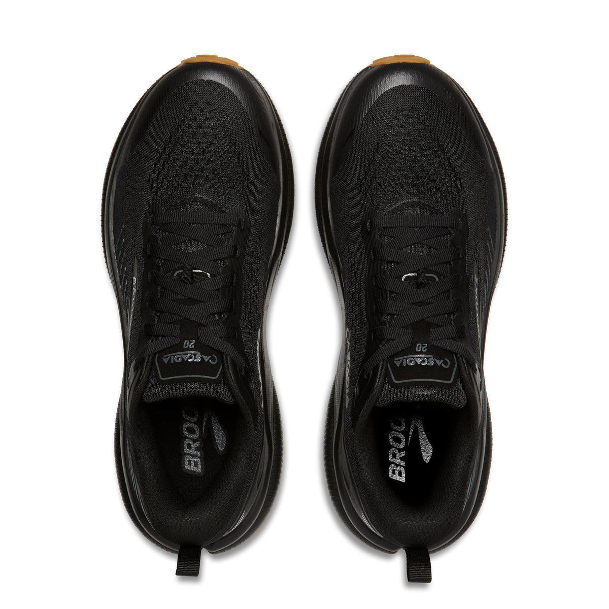 Brooks Men's Ghost Amp - Black/Ebony/Gum
