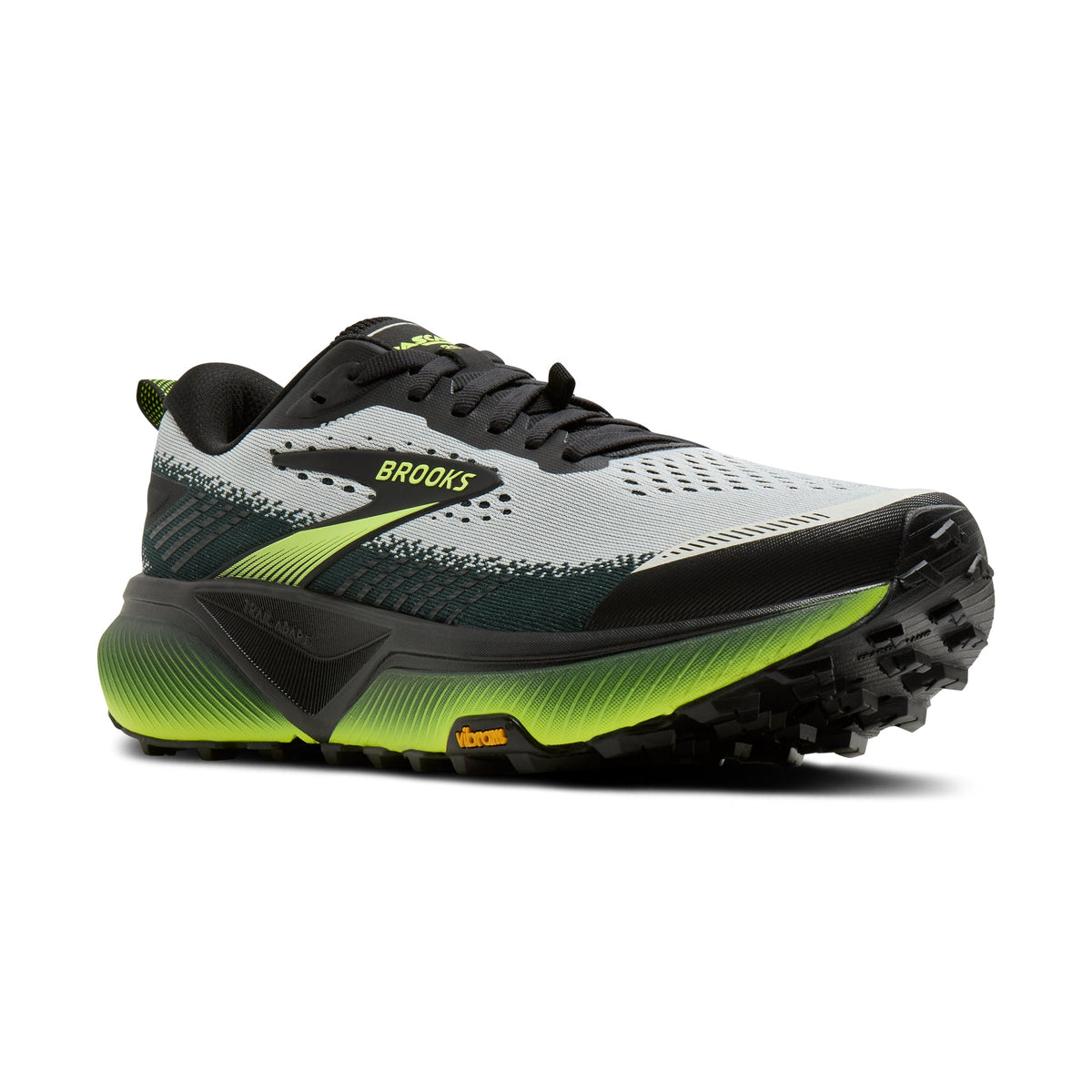 Brooks Men's Ghost Amp (Wide) - Grey/Black/Nightlife