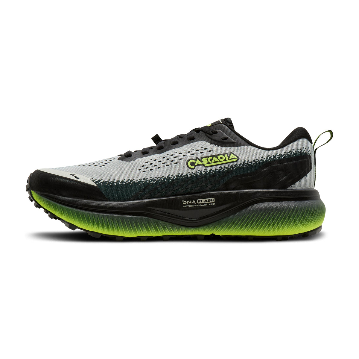Brooks Men's Ghost Amp (Wide) - Grey/Black/Nightlife