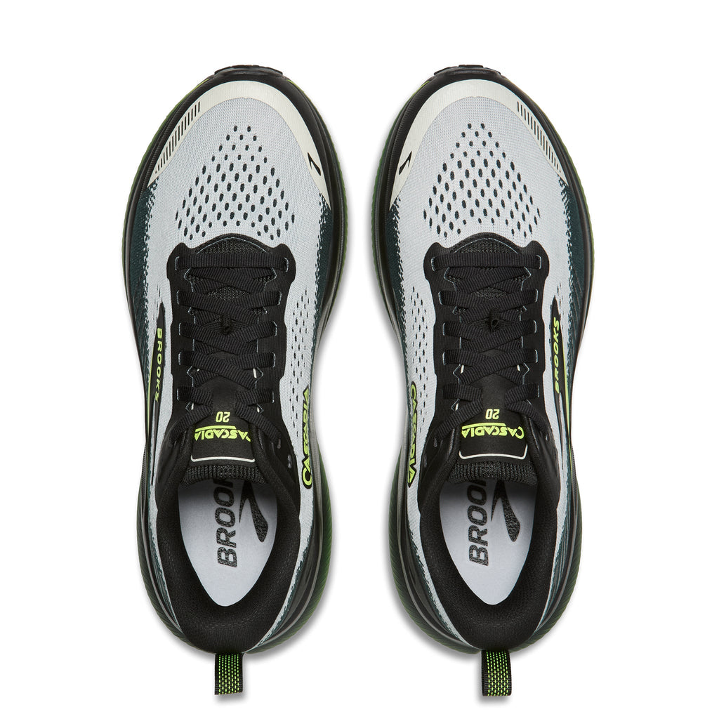 Brooks Men's Ghost Amp (Wide) - Grey/Black/Nightlife