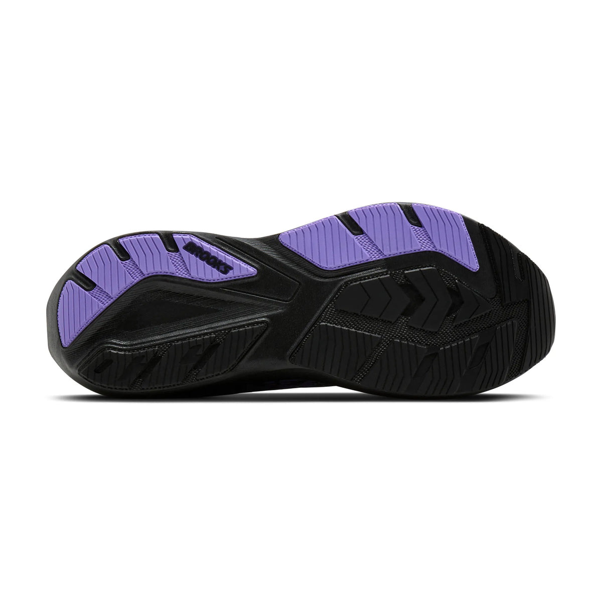 Brooks Men's Ghost Amp - Black/Grey/Purple Hebe