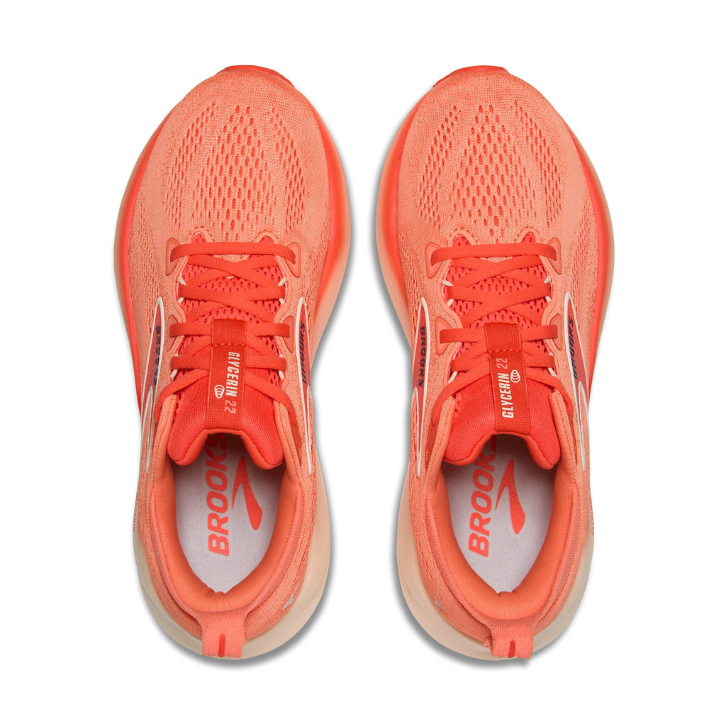 Brooks Women's Glycerin 22 - Desert Flower/Hot Coral/Milk
