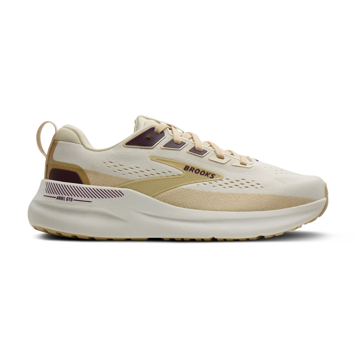 Brooks Women's Ariel GTS 26 - Coconut/Sand/Potent Purple