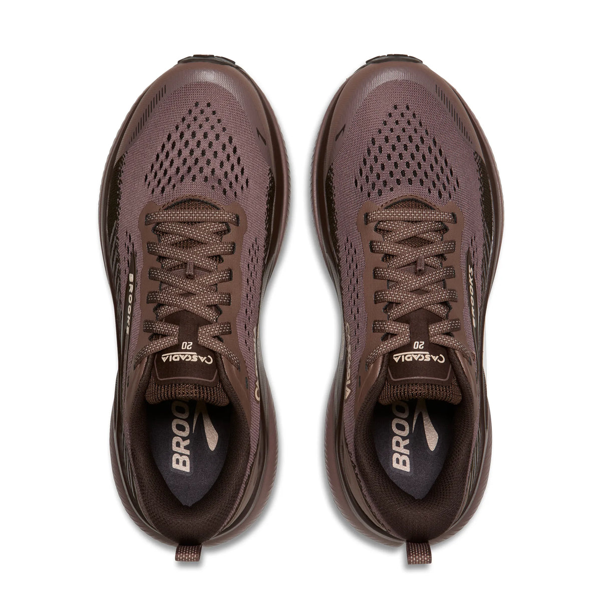 Brooks Women's Cascadia 20 - Peppercorn/Coffee/Rose