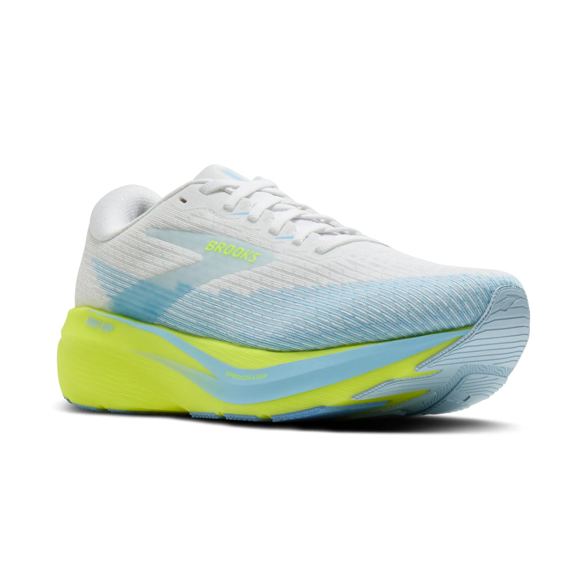 Brooks Women's Ghost Amp (Wide) - Grey/Grey/Paradise Green