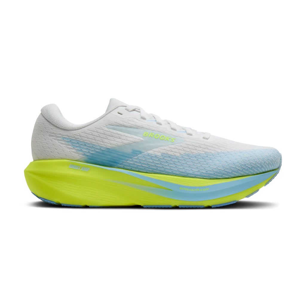 Brooks Women's Ghost Amp - Grey/Grey/Paradise Green