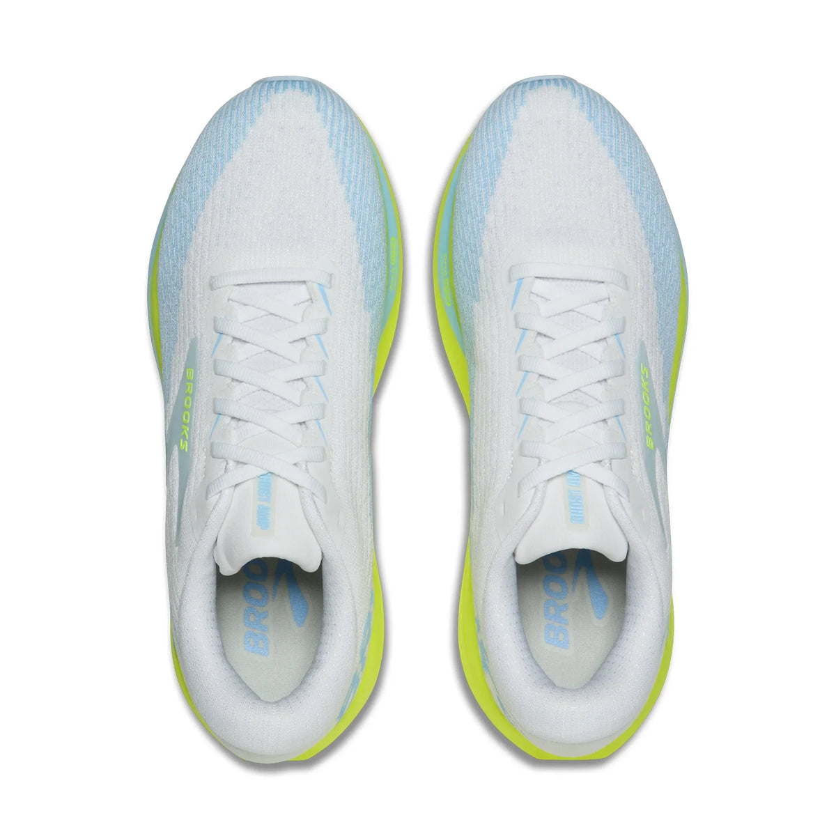 Brooks Women's Ghost Amp - Grey/Grey/Paradise Green