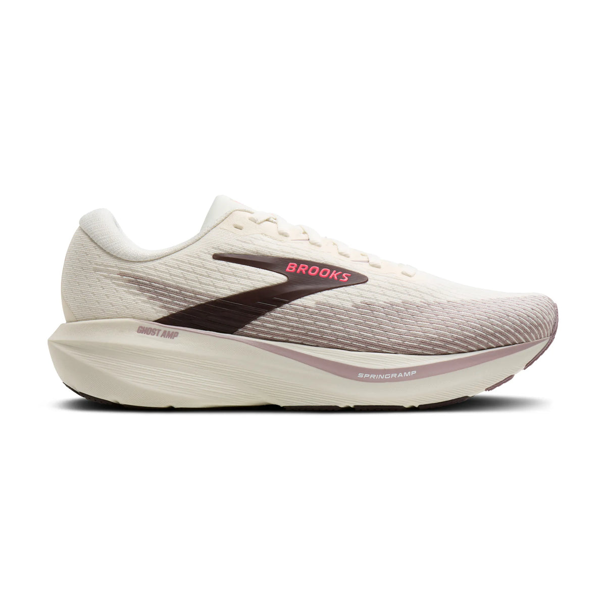 Brooks Women's Ghost Amp - Arctic Wolf/Dove/Pink
