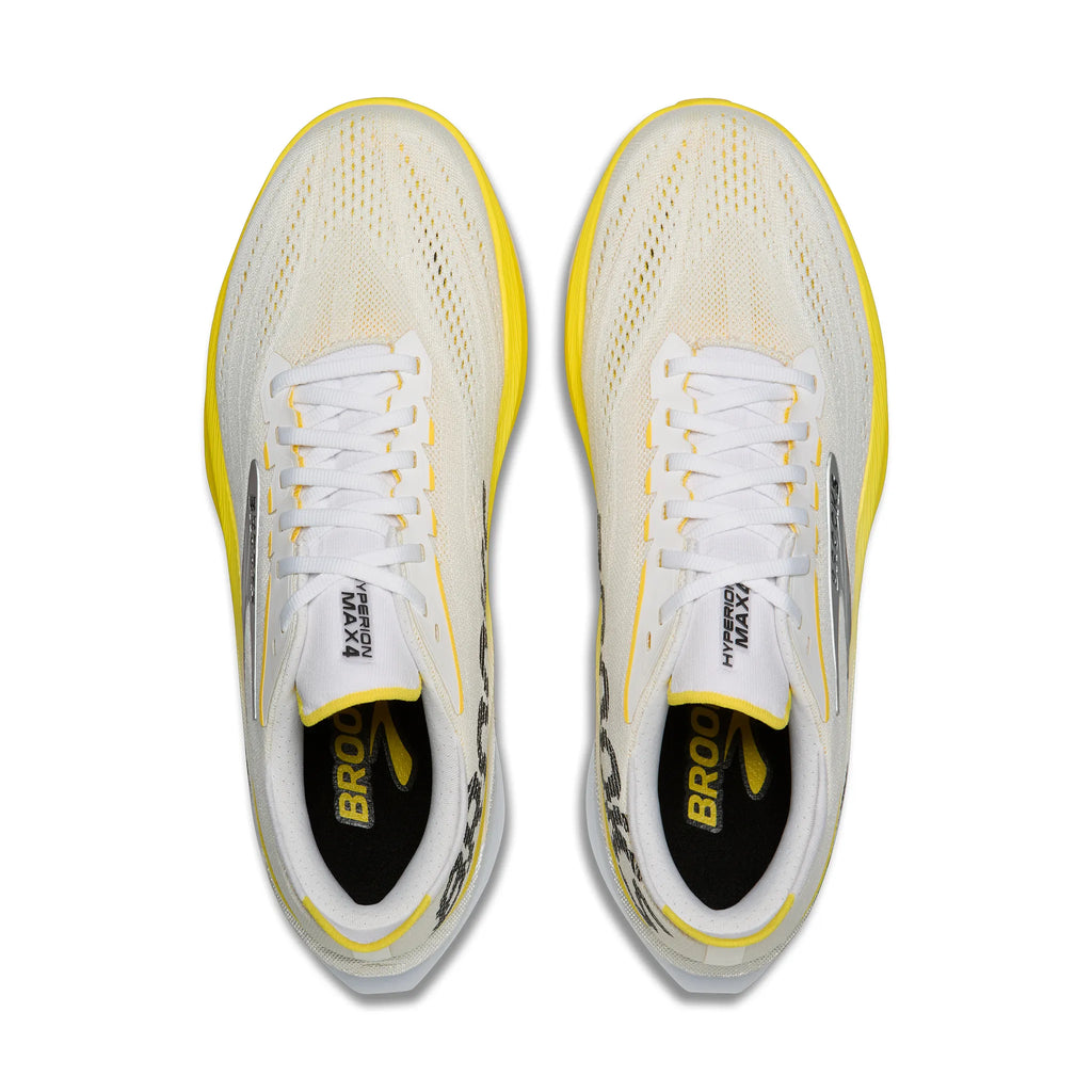 Brooks Women's Hyperion Max 4 - White/Cyber Yellow/Black