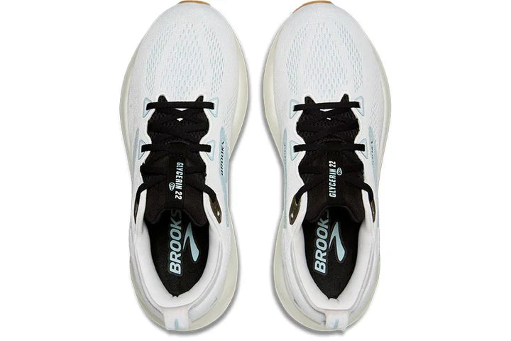 Brooks Men's Glycerin 22 - Bright White/Winter Sky/Black
